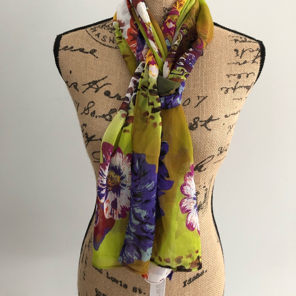 Floral scarf